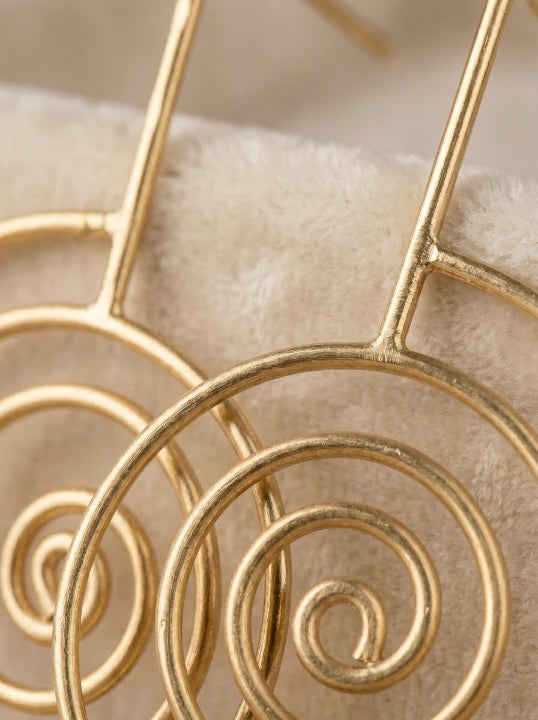 Spiral Halo Earrings