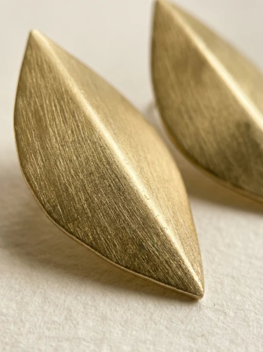 Edge Leaf Earrings