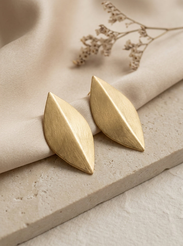 Edge Leaf Earrings