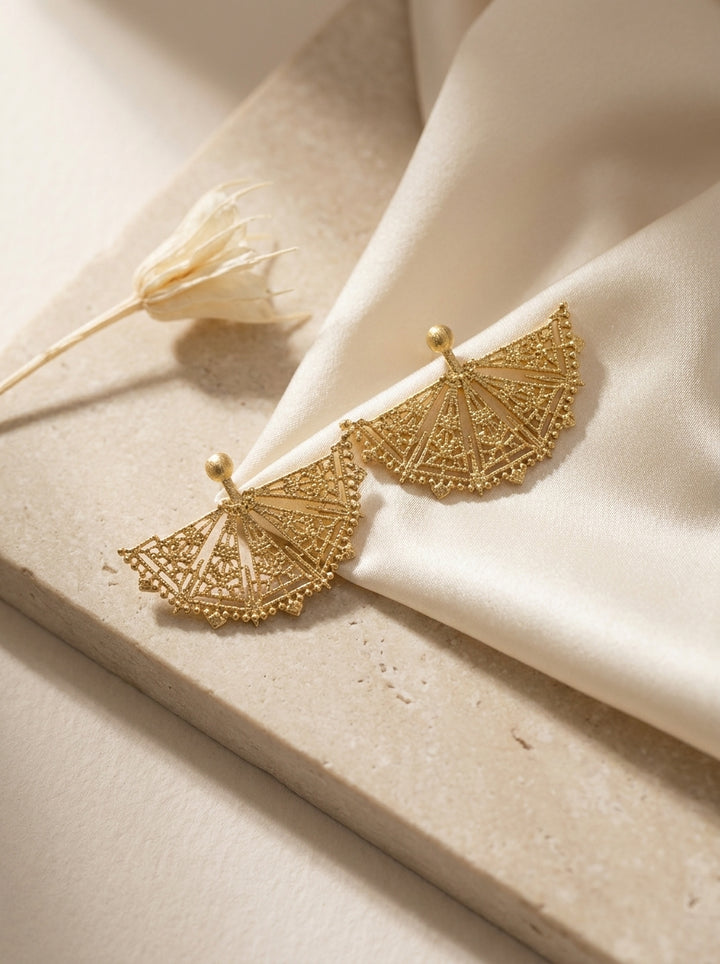 Radiant Fan Earrings