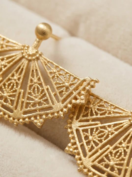 Radiant Fan Earrings