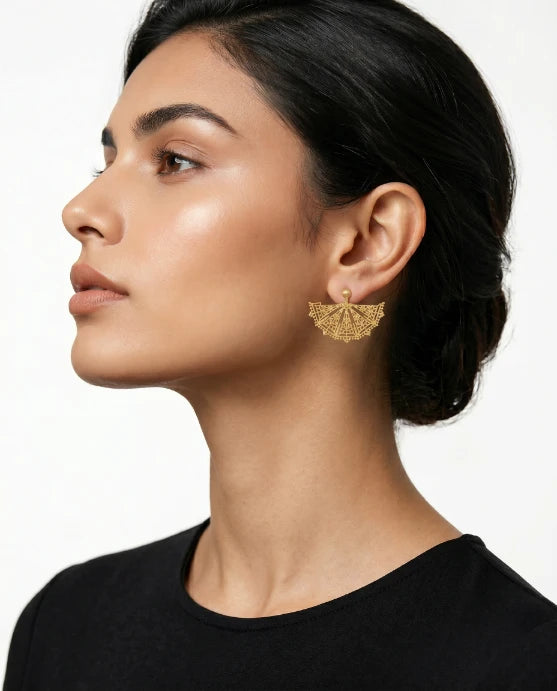 Radiant Fan Earrings