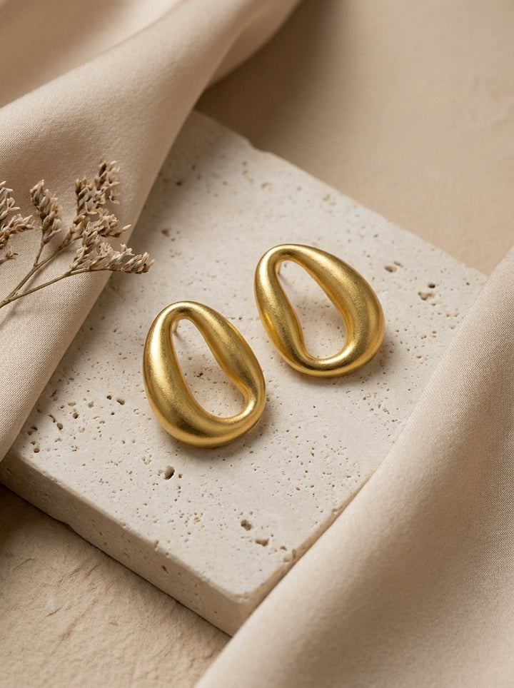 Molten Loop Earrings
