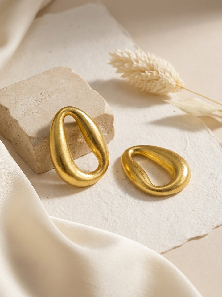 Molten Loop Earrings