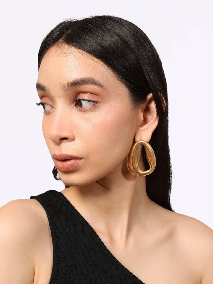 Molten Loop Earrings