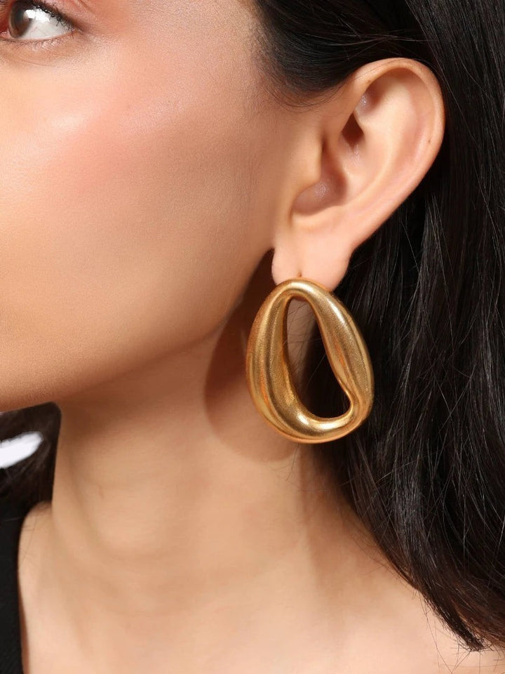Molten Loop Earrings