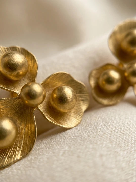 Golden Bloom Earrings
