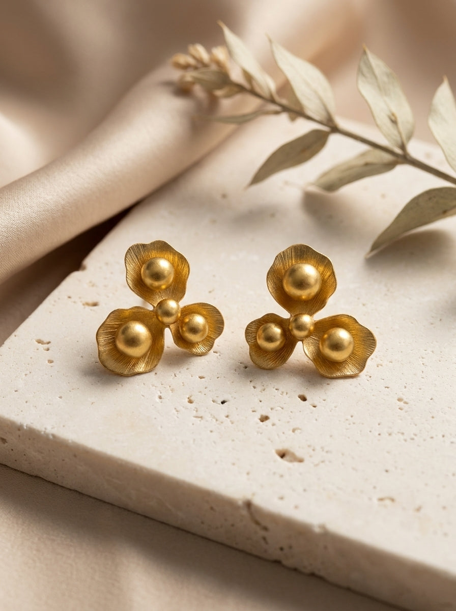 Golden Bloom Earrings