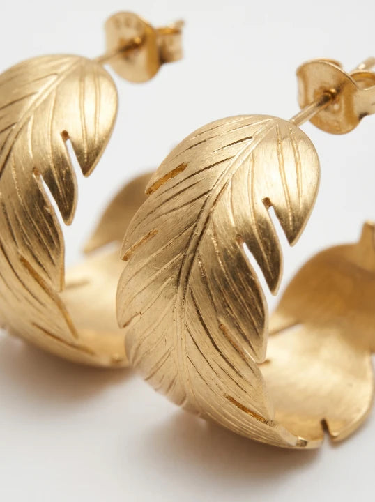 Feather Curve Earrings