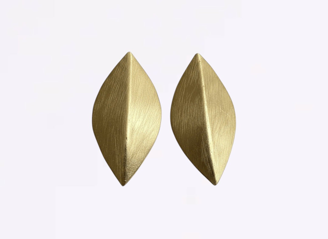 Edge Leaf Earrings