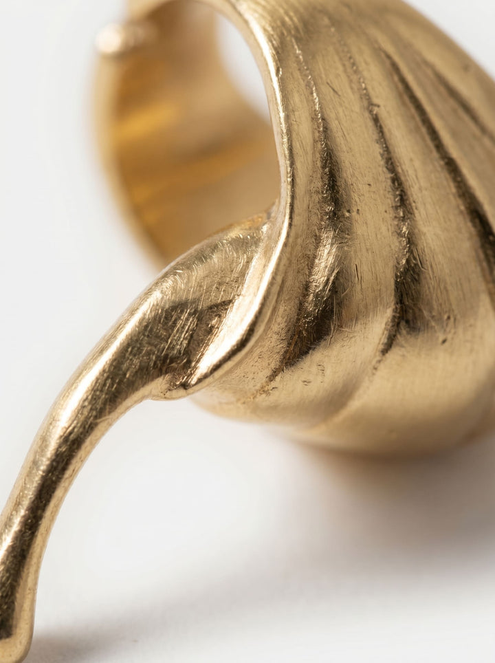 Golden Leaf Ring