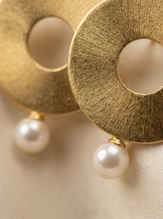 Solar Pearl Earrings