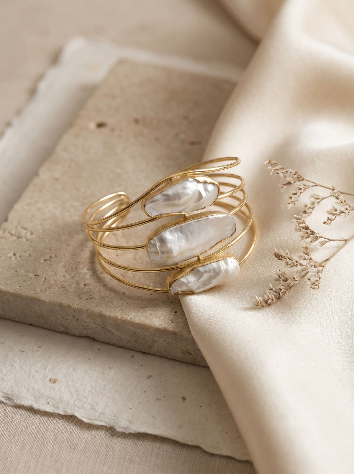 Pearl Cascade Bracelet