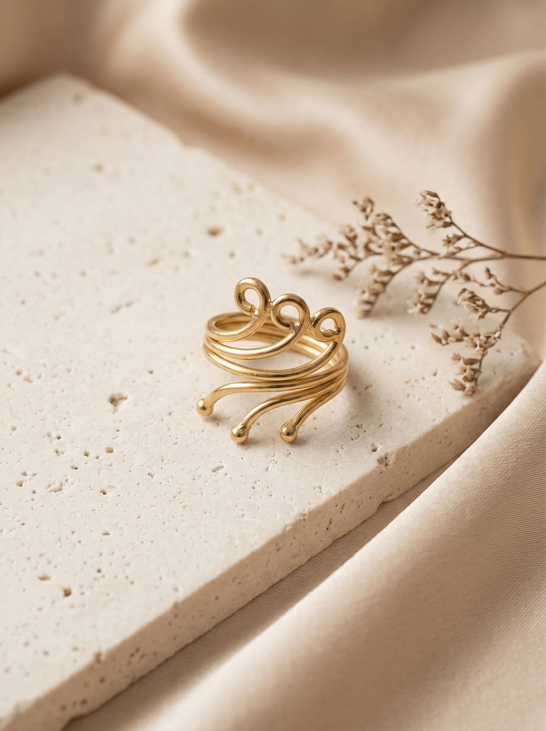 Trinity Wave Ring