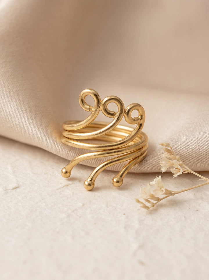Trinity Wave Ring