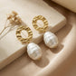 Ripple Pearl Earrings