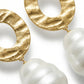Ripple Pearl Earrings