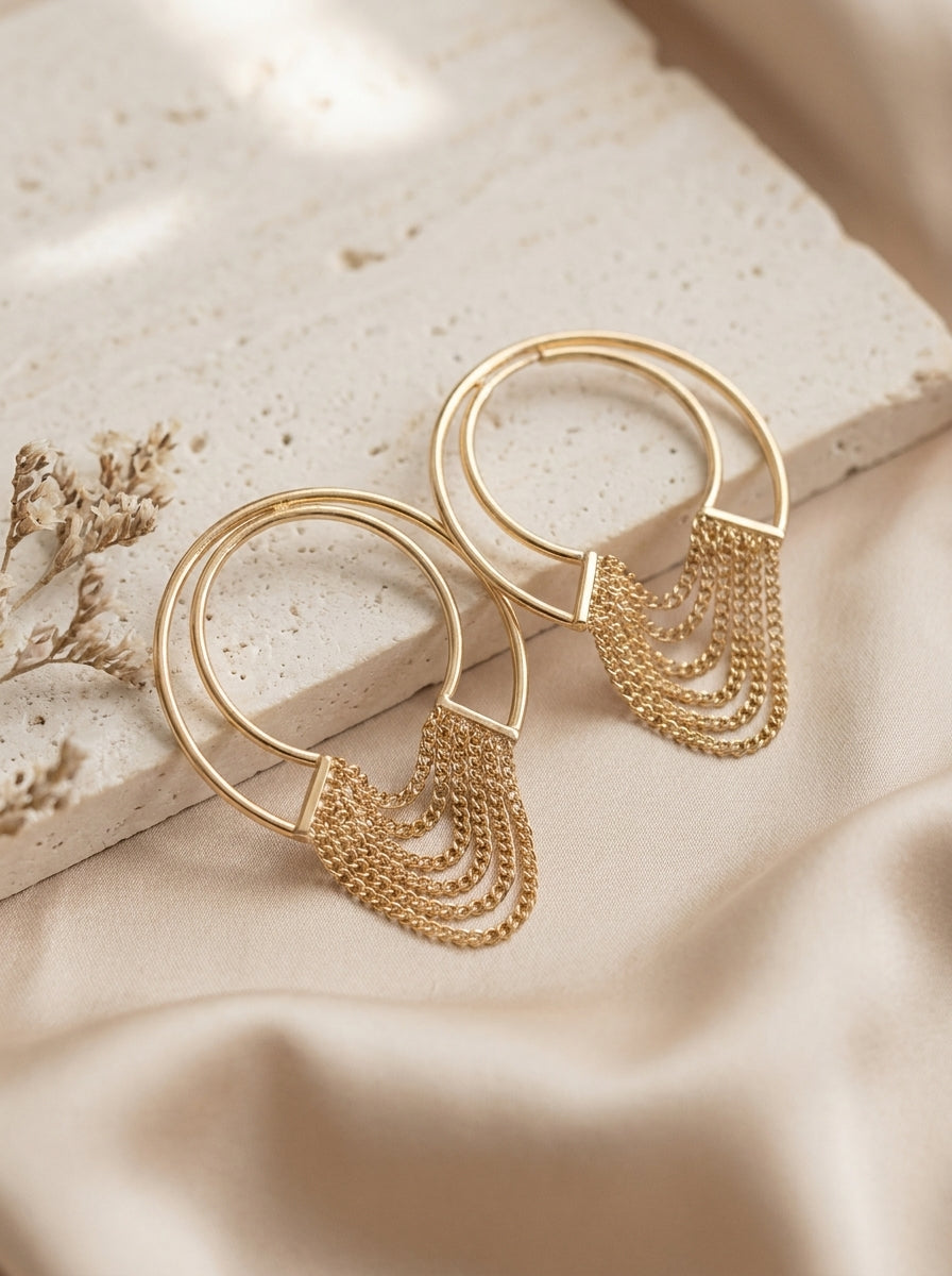 Cascade Hoop Earrings