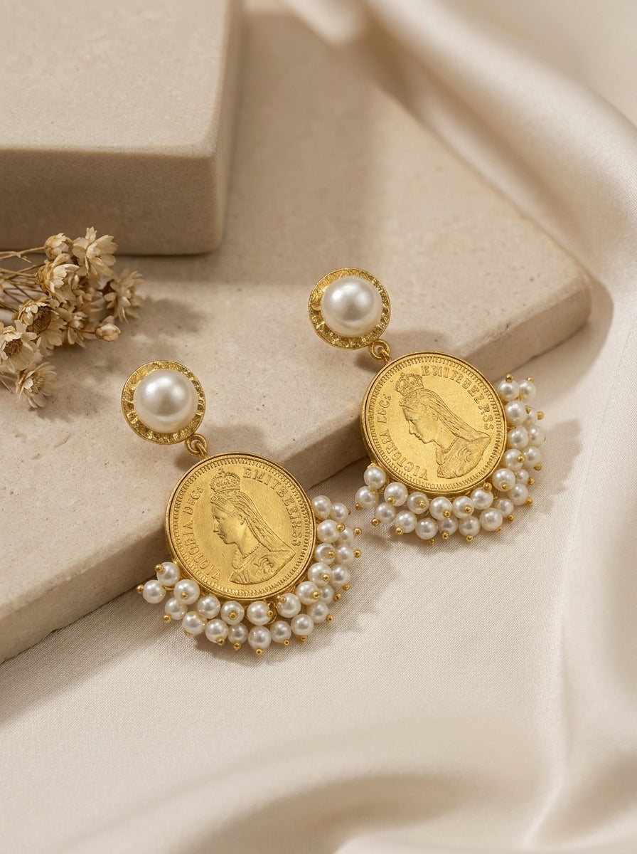 Royal Coin Earrings