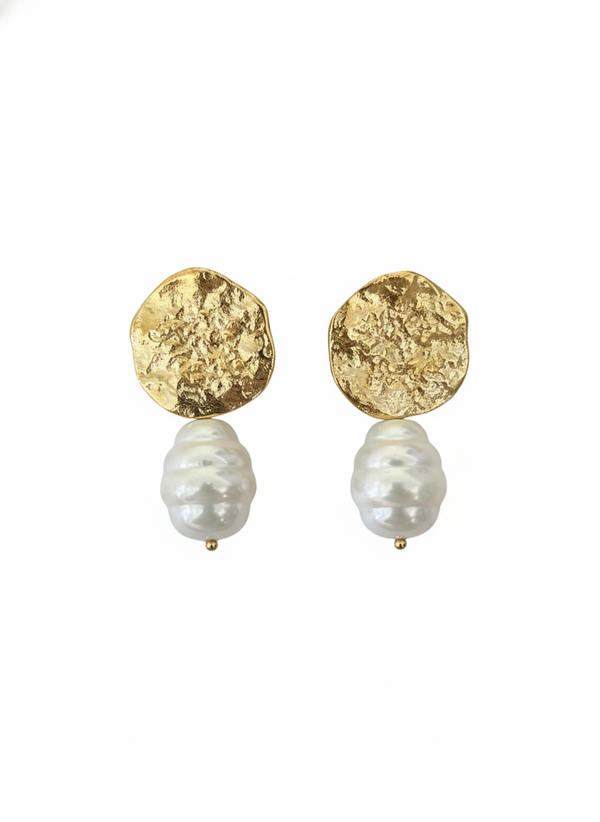 Gilded Moon Earrings