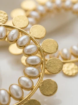 Sunflare Pearl Earrings