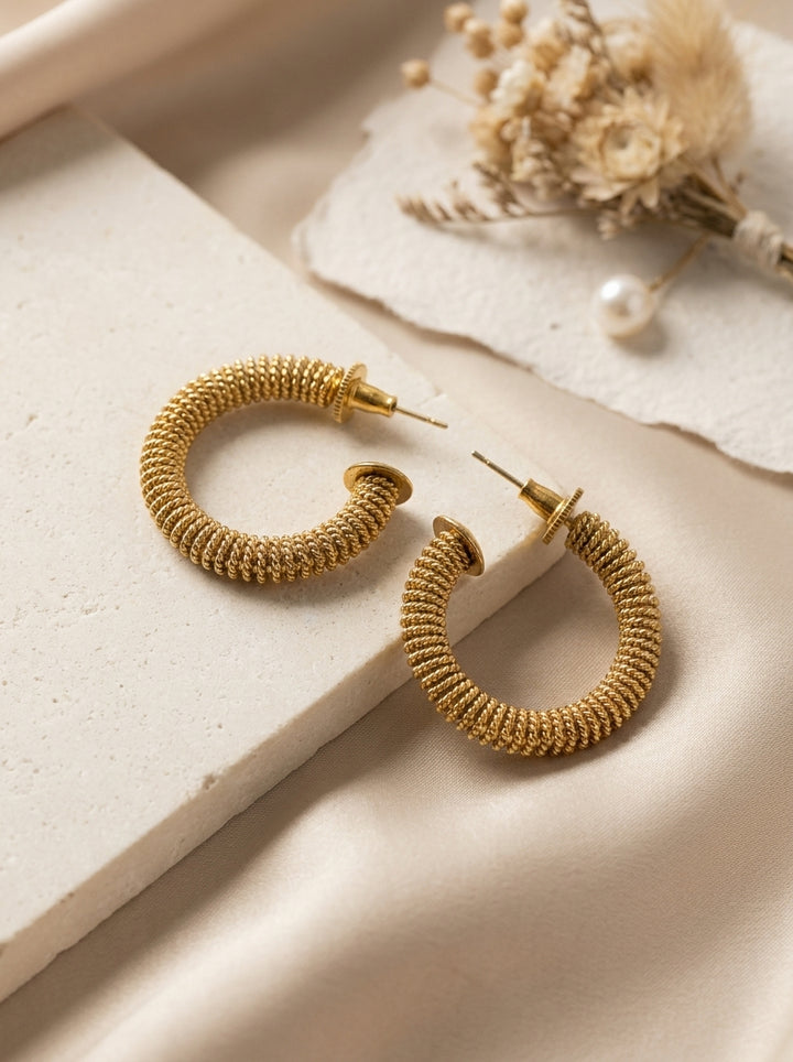 Braided Hoop Earrings