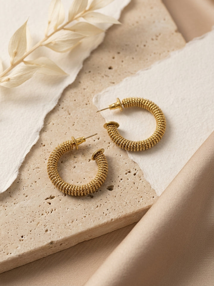 Braided Hoop Earrings