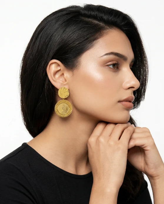 Regal Coin Earrings