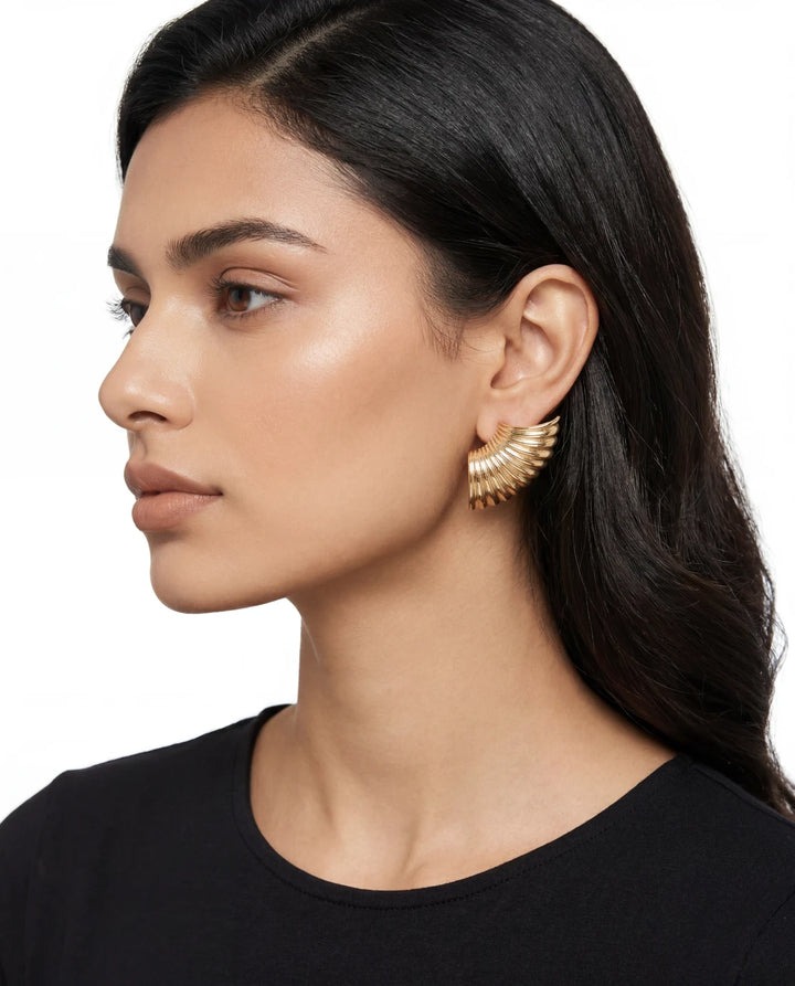 Golden Wing Earrings