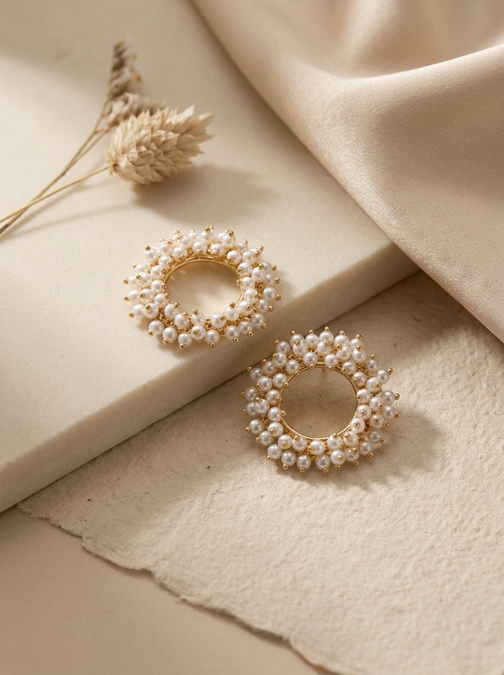 Pearl Wreath Earrings