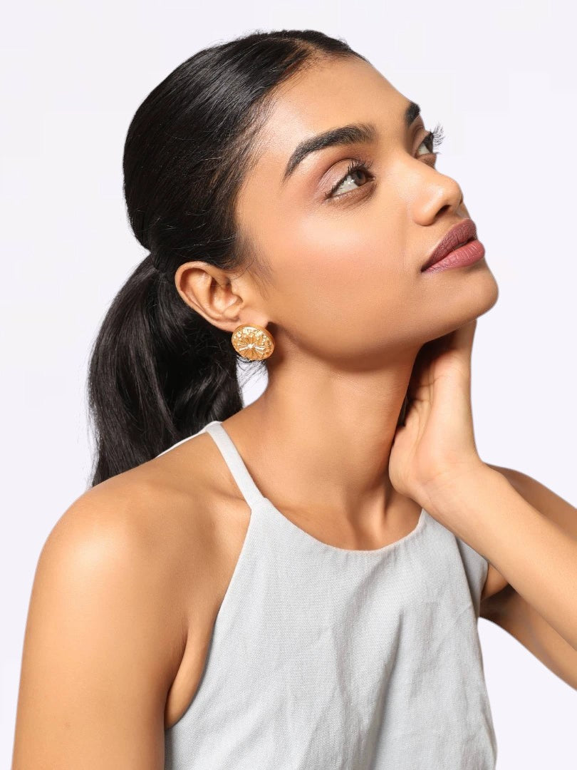 Sunburst Stud Earrings